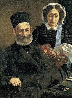 オーギュスト・マネ夫妻の肖像